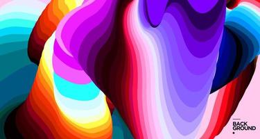 Vector colorful abstract fluid background for banner template