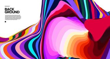 Vector colorful abstract fluid background for banner template