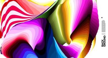 Vector colorful abstract fluid background for banner template