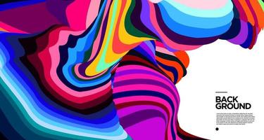 Vector colorful abstract fluid background for banner template