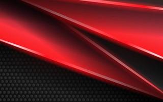 Abstract modern technology red neon light background vector