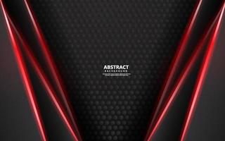 Abstract modern technology red neon light background vector