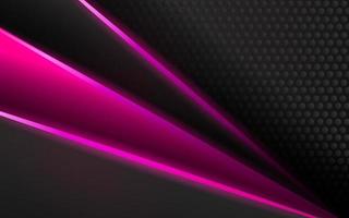 Abstract modern technology pink color neon background vector