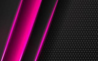 Abstract modern technology pink color neon background vector