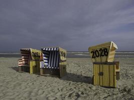 Langeoog island in the north sea photo