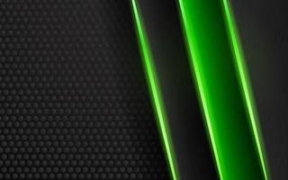 Abstract technology green neon light background