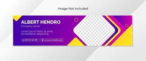 gradient abstract banner template vector