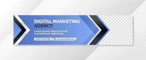 Digital Marketing Banner Template vector