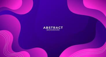 purple gradient wavy background vector