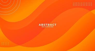 orange gradient shape abstract background vector