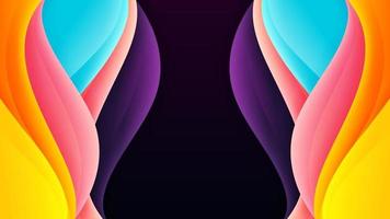 Vector abstract background with gradient color and dynamic shadow on background. Vector background for wallpaper. Eps 10