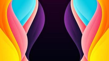 Vector abstract background with gradient color and dynamic shadow on background. Vector background for wallpaper. Eps 10