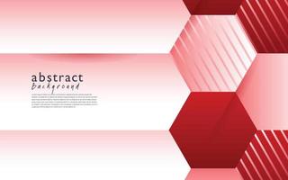 red white modern abstract background design vector