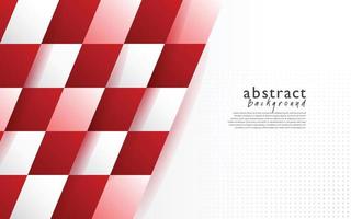 red white modern abstract background design vector