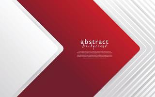 red white modern abstract background design vector