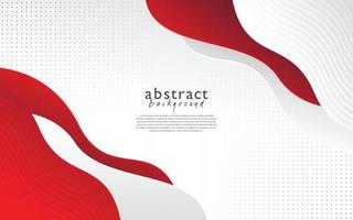 red white modern abstract background design vector