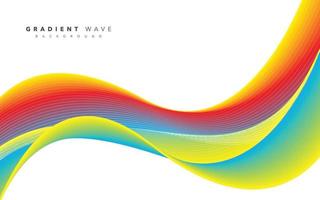 colorful gradient abstract background design vector