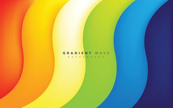 colorful gradient abstract background design vector