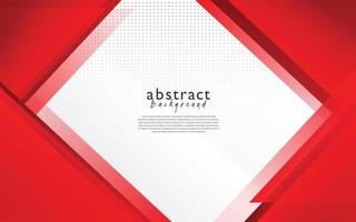 diseño de fondo abstracto moderno blanco rojo vector