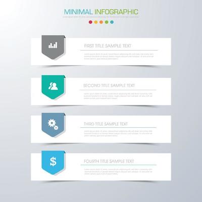 Business infographic template  with icon ,vector design illustration