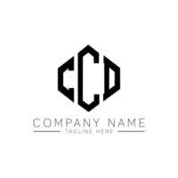 CCD letter logo design with polygon shape. CCD polygon and cube shape logo design. CCD hexagon vector logo template white and black colors. CCD monogram, business and real estate logo.