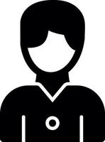 User Glyph Icon vector
