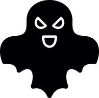 Ghost Glyph Icon vector