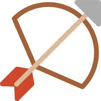 Bow Arrow Flat Icon vector