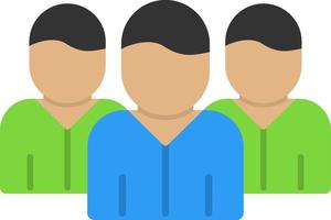 Group Flat Icon vector