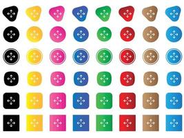 arrows move icon . web icon set . icons collection. Simple vector illustration.
