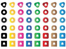 bell icon . web icon set . icons collection. Simple vector illustration.