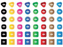 align center icon . web icon set . icons collection. Simple vector illustration.