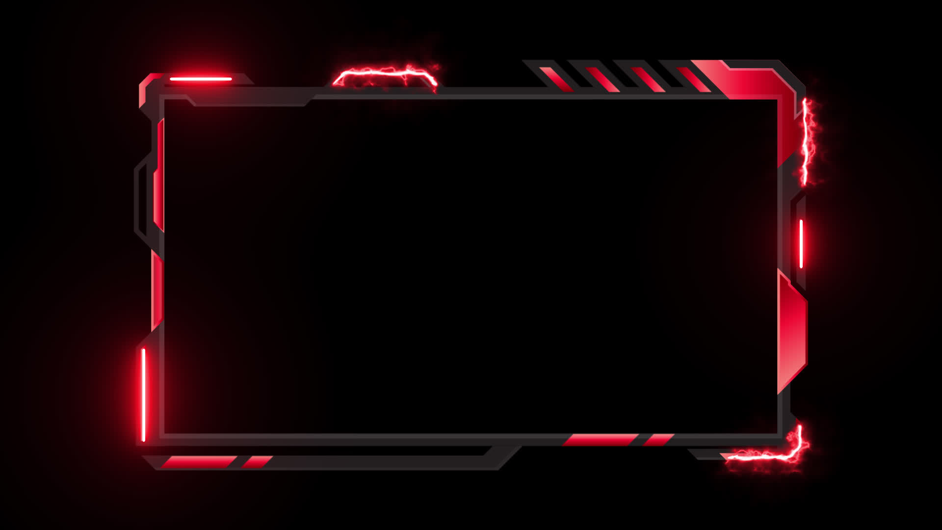 Overlay twitch Red video frame transparent background 9169658 Stock Video Vecteezy