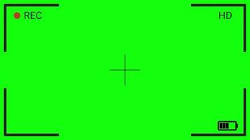 Camera Recording Viewfinder Recording view finder Green Screen