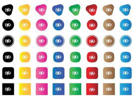battery charging icon . web icon set . icons collection. Simple vector illustration.
