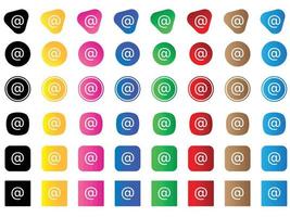 at icon . web icon set . icons collection. Simple vector illustration.