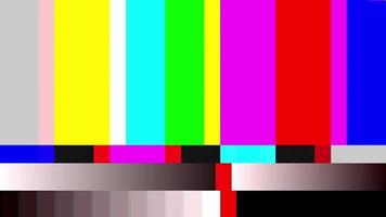 TV Color Bars Malfunction - Loop video