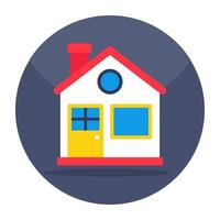 A beautiful design icon of home building vector