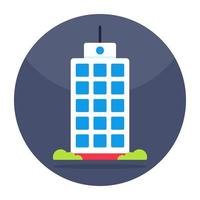 Perfect design icon of business center vector