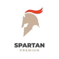 Stylish Spartan Elegant Simple Illustration Logo vector