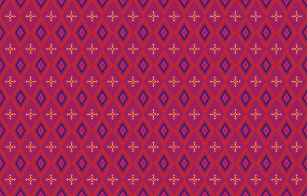 Abstract geometric and tribal patterns, usage design local fabric patterns, Design inspired by indigenous tribes. geometric Vector illustration