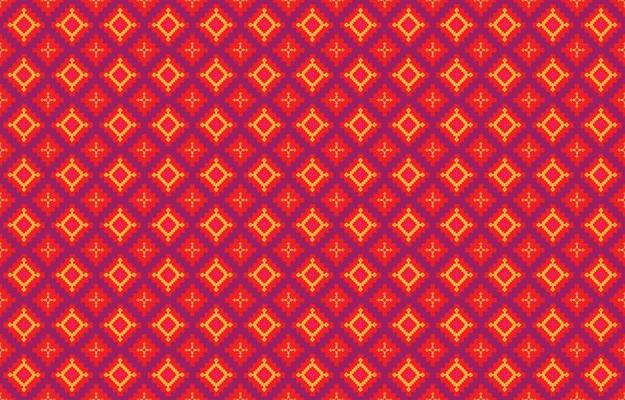 Abstract geometric and tribal patterns, usage design local fabric patterns, Design inspired by indigenous tribes. geometric Vector illustration