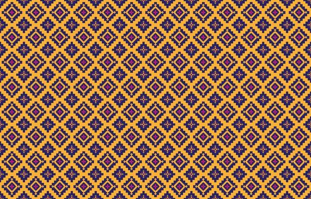 Abstract geometric and tribal patterns, usage design local fabric patterns, Design inspired by indigenous tribes. geometric Vector illustration