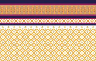 Abstract geometric and tribal patterns, usage design local fabric patterns, Design inspired by indigenous tribes. geometric Vector illustration