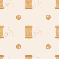 Vector flat hand drawn seamless pattern