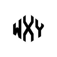 diseño de logotipo de letra wyy con forma de polígono. diseño de logotipo en forma de cubo y polígono wyy. wyy hexágono vector logo plantilla colores blanco y negro. monograma wyy, logotipo empresarial y inmobiliario.