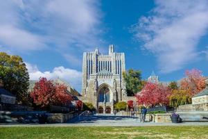 New Haven city downtown skyline cityscape of Connecticut, USA photo