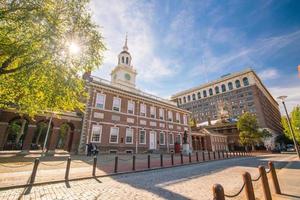 salón de la independencia en filadelfia, pennsylvania. foto