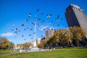 New Haven city downtown skyline cityscape of Connecticut, USA photo