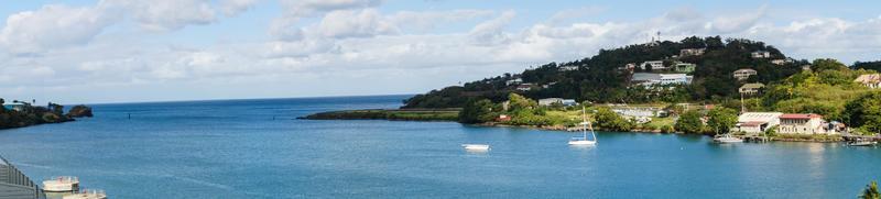 Saint Lucia from the perspective of the cruise terminal photo